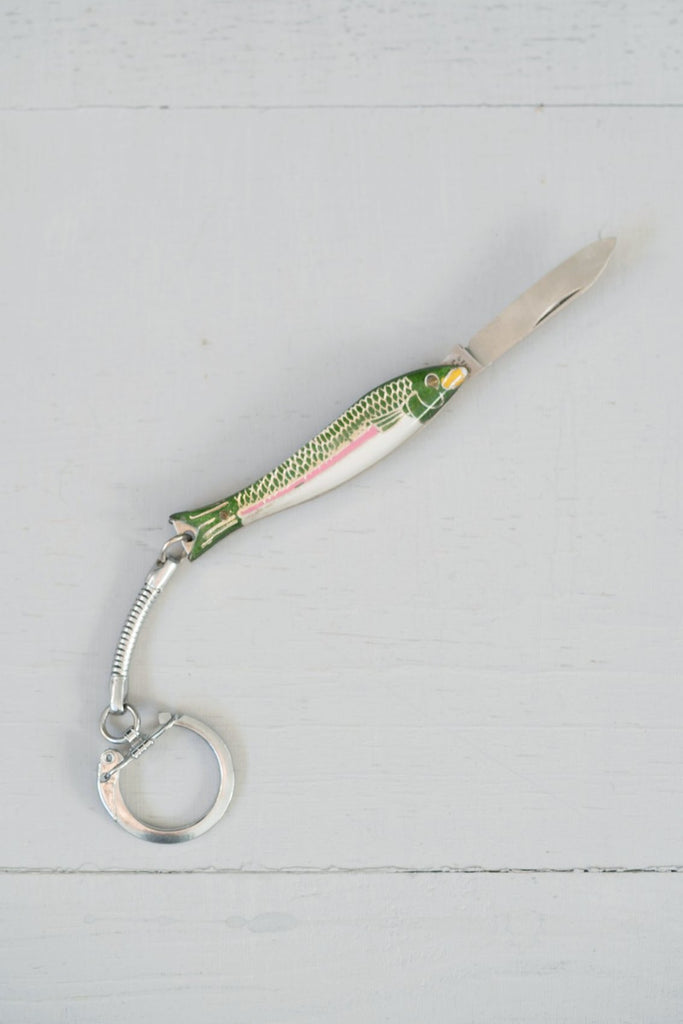 Vintage Japanese Colorful Fish Folding Knife Keychain – Pahina's Aloha