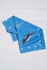 Vintage Small Blue "Gentle Giants" Whale Scarf