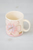 Pretty Pastel Laurel Burch Wild Hibiscus Aloha Mug