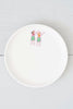 Small Vintage Hula Girl Duo Porcelain Dish