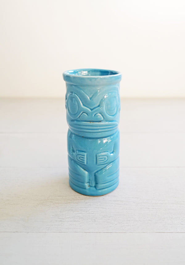 Soft Blue Tall Tiki Cup