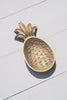 Vintage Solid Brass Pineapple Catchall Dish