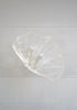 Cool Vintage Clear Lucite Chunky Clam Shell Bowl