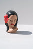 Vintage Polynesian Hula Girl Ceramic Bust