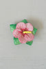 Vintage Artone Bone China Hibiscus Flower Pin