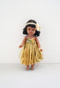 Collectible Vintage Plastic Hula Girl Doll With Removable Stand