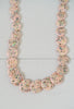 Vintage Pink Coin and Abalone Fleck Terrazzo Necklace